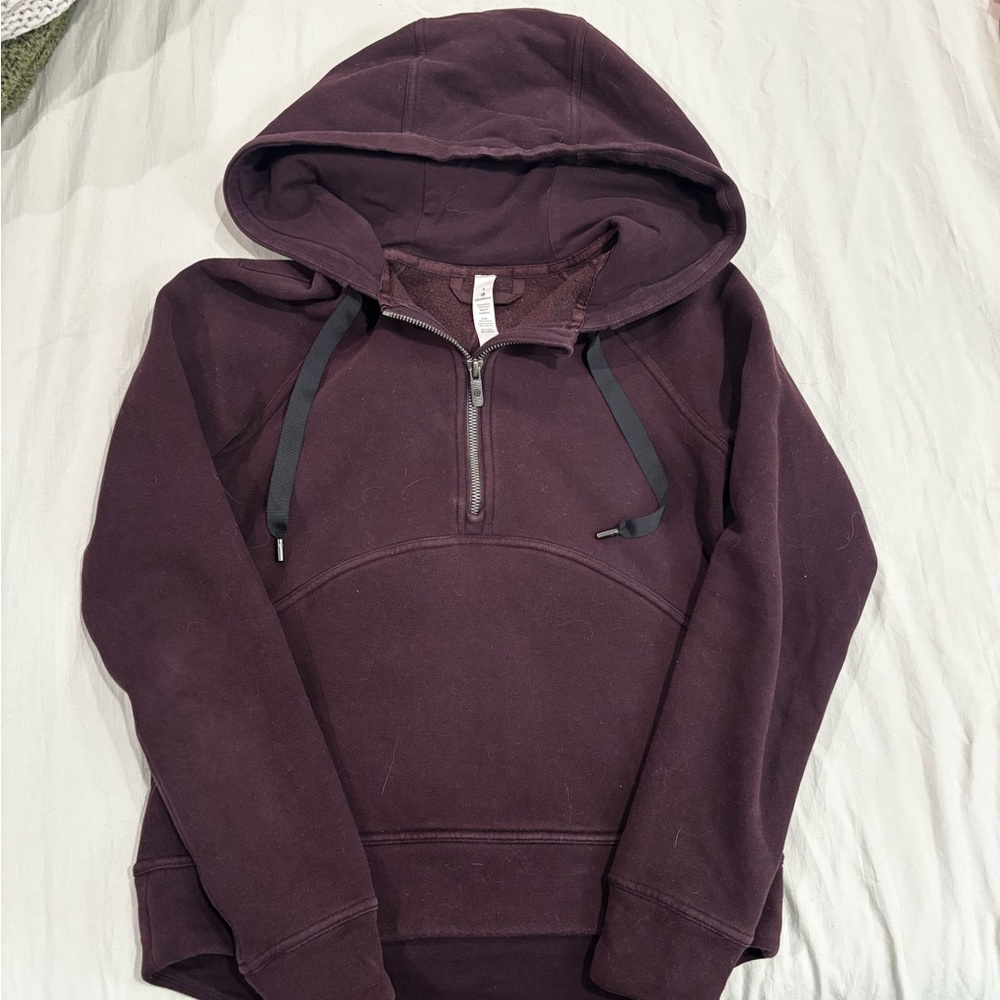 lululemon 🍋 Dark Purple Zip-Up Sweater